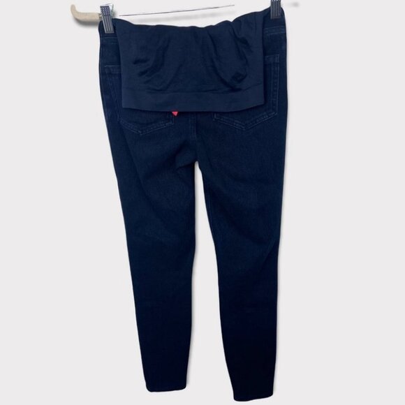 Spanx Mama Ankle Leggings Jean-Ish Jeggings Dark Blue Size XS Magic Supportive - Picture 9 of 13